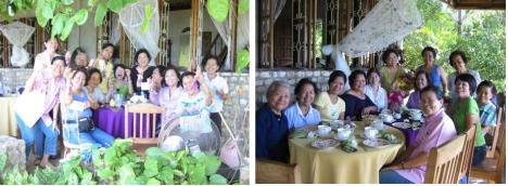 …and some light moments at Loy Alix’s rest house in Tabuelan